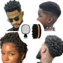 Set aus 2 Stück Haar-Schwamm und Netzbürste für lockiges und afro Haar Styling-Kamm für Männer und Frauen Professionelles Werkzeug für Friseure 2