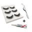 Set aus falschen Wimpern + Wimpernklammer und Kleber 1