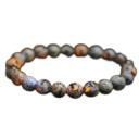 Set aus natürlichem Feuersteinarmband und Herzstein Luminiszierend handgefertigt elastisch Symbolische Accessoires 3