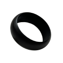 Set av damers breda träarmband 3,5 cm naturligt trä släta fasta armband för lagerbyggande och vardagsbruk 2