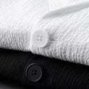 Set bărbaresc Saco și pantaloni cu talie elastică și șnur de strângere Material din poliester cu structură fină Pentru purtare zilnică și ocazii sociale 6