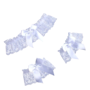Set choker și brățări pentru femei cu fundiță, set elastic din dantelă pentru gât și încheietură, accesoriu elastic pentru purtare zilnică 2