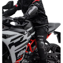 Set chráničů kolen a loktů síťované 36 x 11 cm a 38 x 14 cm s popruhy sportovní ochranné pro motokros a sjezdové ježdění 2