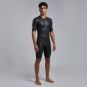 Set ciclism pentru bărbați cu tricou cu mânecă scurtă și pantaloni scurți Croială ajustată Material elastic 80 % poliester și 20 % spandex 5