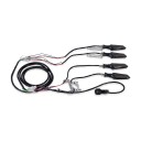 Set Completo di Indicatori di Direzione LED per Biciclette Elettriche 48 V e 60 V 4 pz Indicatori di Direzione Dinamici Interruttore Indicatori 3