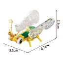 Set creativ 26 micro cărămizi model 3D Zlatoočka Mini construcție pentru copii de la 9 ani Dezvoltarea abilităților și a imaginației spațiale 2