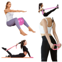 Set da 13 pezzi per esercizi di yoga e cerchio fitness 30,48 cm bande elastiche pallone e accessori per flessibilità e potenziamento a casa 4