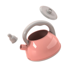 Set da cucina per bambini 59 pezzi Set di stoviglie da gioco in plastica con accessori Giocattolo da cucina con teiera, padella e verdura per ragazze e ragazzi a partire da 3 anni 3