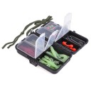 Set da pesca Lixada con canna telescopica da 2,3 m e mulinello in fibra di vetro ABS acciaio inox attrezzatura nera per pesca dolce e ricreativa 5