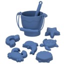 Set da Spiaggia per Bambini 8 Pezzi con Secchiello 175 × 123 × 260 mm, Formine e Pala, Set per Sabbiera, Spiaggia e Acqua 4