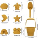 Set da Spiaggia per Bambini 8 Pezzi con Secchiello 175 × 123 × 260 mm, Formine e Pala, Set per Sabbiera, Spiaggia e Acqua 7