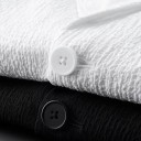 Set da uomo giacca e pantaloni con vita elastica e cordino in poliestere con struttura fine per uso quotidiano e occasionale 6