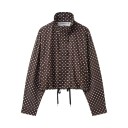 Set damă pulover și pantaloni scurți cu model cu buline din poliester Guler înalt cu șnur de strângere Mâneci lungi Croială lejeră Îmbrăcăminte pentru acasă și afară 17