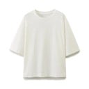 Set damă tricou și pantaloni Croi liber Mâneci scurte Decolteu rotund Pantaloni largi Șnur de strângere în talie Poliester Pentru timp liber 5