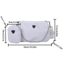 Set Damen Nylon Handtasche 26 x 8 x 17 cm mit Etui 14 x 3 x 9 cm Leichte praktische Tasche für den täglichen Gebrauch 4