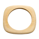 Set dames houten armbanden vaste vorm diameter 6,5 cm natuurlijk hout gladde armbanden voor layering en dagelijks gebruik 1