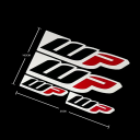 Set de 10 autocolante WP pentru suspensie, autocolante durabile pentru motociclete, furci de tuning, amortizoare față, autocolante motocross, enduro 3