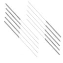 Set de 10 bucăți ace de curățare de 0,2 mm din oțel inoxidabil pentru întreținerea duzelor imprimantelor 3D Îndepărtare fină a depunerilor din canalele duzelor 3