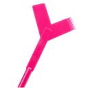 Set de 10 bucăți de aplicatoare din plastic pentru gene 11,5 x 3 cm formă Y Bețișoare reutilizabile Pieptene pentru ridicarea genelor 11