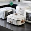 Set de 10 huse elastice transparente din plastic de 67 cm Protecții împotriva prafului pentru aparatele de bucătărie ventilatoare și echipamente 4