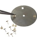 Set de 10 picioare de schimb pentru cadranul ceasului 0,6×4 mm pentru repararea cadranului Diametrul bazei 3 mm Piese de schimb pentru fixarea 6