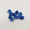 Set de 100 de inele strălucitoare colorate de 8 mm pentru picioare de păsări Clips de identificare din plastic și aluminiu de înaltă calitate pentru inelatul porumbeilor, papagalilor și păsărilor de curte 4