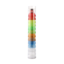 Set de 12 bucăți de bile de badminton 6 culori Bile de antrenament și recreație pentru badminton Bile din plastic cu coș solid 39 x 6,5 cm 1