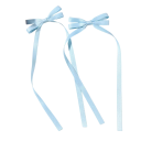 Set de 2 agrafe de păr cu fundă dublă Agrafe cu fundă elegante Accesoriu de păr elegant pentru fete femei coafură la modă prindere 16