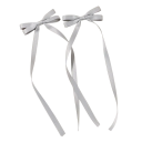 Set de 2 agrafe de păr cu fundă dublă Agrafe cu fundă elegante Accesoriu de păr elegant pentru fete femei coafură la modă prindere moale și fermă 11