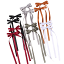 Set de 2 agrafe de păr cu fundă dublă Agrafe cu fundă elegante Accesoriu de păr elegant pentru fete femei coafură la modă prindere 17