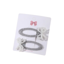 Set de 2 agrafe de par pentru copii cu agrafe decorative fluture cu margele Accesorii de par dragute Coafuri pentru fete Styling elegant Design delicat perlat 5