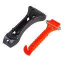 Set de 2 buc. Ciocan de siguranță de salvare 17,5x6,3 cm Cuțit curea 2 în 1 Ciocan pentru spargerea sticlei de urgență ABS Oțel carbon Instrument pentru mașină 4