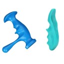 Set de 2 instrumente de masaj prin presopunctura pentru punctele de presiune pe spate, gat si coloana vertebrala, design ergonomic pentru ameliorarea tensiunii musculare 1