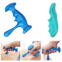 Set de 2 instrumente de masaj prin presopunctura pentru punctele de presiune pe spate, gat si coloana vertebrala, design ergonomic pentru ameliorarea tensiunii musculare 3