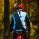 Set de 2 lumini spate roșii pentru bicicletă, reîncărcabile prin USB, impermeabile, IPX4, 4 moduri de iluminare, lumină LED de siguranță pentru tija de șa 3