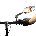 Set de 2 oglinzi retrovizoare rotative pentru bicicletă, 10 x 13 x 11 cm, oglinzi reglabile pentru ghidon, oglindă de siguranță pentru biciclete 2