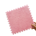 Set de 20 de bucăți covor moale de pluș pentru copii 30x30 cm Covoraș de joacă pliabil din spumă Covor puzzle pentru copii Grosime spumă 1 5