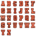 Set de 26 bucăți de pandantive PVC pentru încălțăminte Crocs cu litere Decorațiuni alfabetice pentru încălțăminte Accesorii colorate pentru personalizarea încălțămintei pentru copii și adulți 4