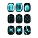 Set de 27 mini cubos magnéticos de 1,5 x 1,5 cm Imanes para decoración de uñas Efecto ojo de gato Nail art Herramienta para esmalte de gel Diseños 3