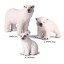 Set de 3 animale de urs polar 2