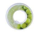 Set de 3 bucăți de inele aromatizatoare pentru sticle 4 cm adaptor din plastic pentru capacul sticlei sportive diverse arome accesoriu 20