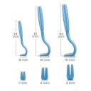 Set de 3 pensete pentru îndepărtarea căpușelor și puricilor pentru câini și pisici, extractor de paraziți, ajutor pentru îngrijirea blănii animalelor de companie 2