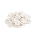 Set de 30 de huse din latex de unică folosință pentru lucrări delicate și reparații ceasuri, alb sau negru, dimensiune 2x2x0,2 cm, ambalaj 5