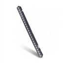 Set de 4 bare LED 100 x 13 x 7 cm cu 24 diode RGBW 4 în 1 de 12 W fiecare și control segmentat DMX cu telecomandă neagră 6