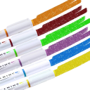 Set de 4 markere cu sclipici pentru evidențiere Markere sclipitoare pentru scriere și desen creativ Design unic pentru proiecte artistice 1