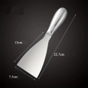 Set de 5 bucăți de raclete pentru vopsea și spatule de chit 3,8–12,7 cm oțel inoxidabil argintiu pentru gips-carton și îndepărtarea vopselelor 4