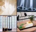 Set de 5 foi PVC transparente 200 x 200 x 0,4 mm folii din plastic flexibil transparent pentru modelaj acoperiri formare umpluturi 5