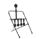 Set de 5 ținte pentru copii 20 x 23 x 31 cm Suport de antrenament auto-reglabil din plastic cu plăci mobile 6