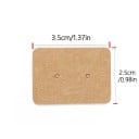 Set de 50 bucăți de carduri din hârtie pentru cercei 3,5 × 2,5 cm, carduri de prezentare pentru bijuterii și mici decorațiuni 2