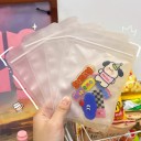 Set de 50 bucăți de pungi din plastic 14×20 cm pungi transparente sigilabile pentru bijuterii, fotografii și depozitarea obiectelor mici 2